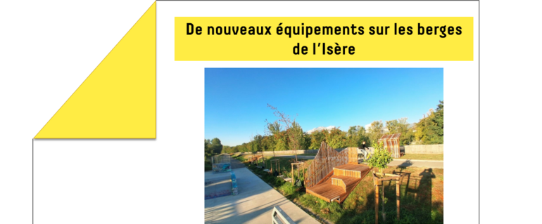 Image de l'actualité Les Boucles de l'Isère se dotent de nouveaux mobiliers 