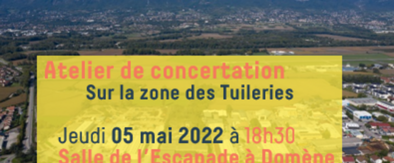 Image de l'actualité 2ème atelier de concertation Zone des Tuileries à Domène