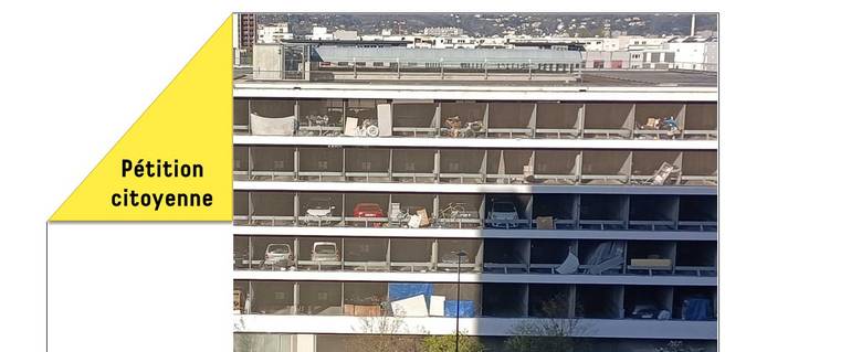 Image de l'actualité Pour un parement esthétique du parking-silo de l’Arlequin, à l’entrée de la Villeneuve