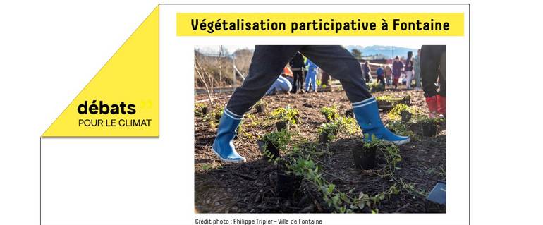 Image de l'actualité À Fontaine, écoliers et habitants s'unissent pour végétaliser la ville