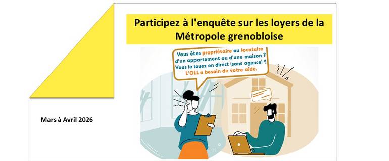 Image de l'actualité Participez à l'enquête sur les loyers de la Métropole grenobloise – Appel à volontaires mars-avril 2026