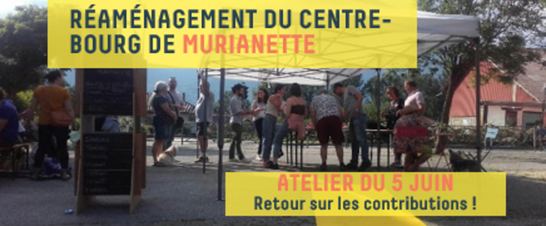 Image de l'actualité Réaménagement du centre de Murianette : retour sur l'atelier du 5 juin