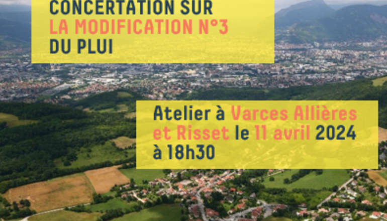 Image de l'évènement PLUI - Modif 3 - Atelier à Varces-Allières et Risset