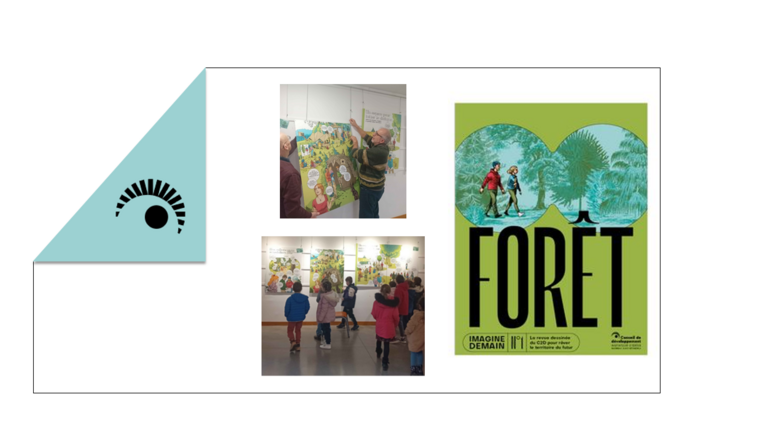 Image de l'évènement Exposition de la BD Forêt en grand format au CCAS de Vif