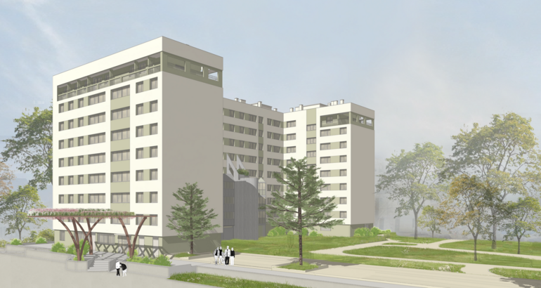 Vue projetée de la percée nord 