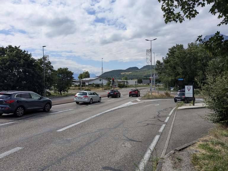 Photo du carrefour de l'Argentière