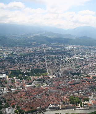 Vue de Grenoble Alpes Métropole