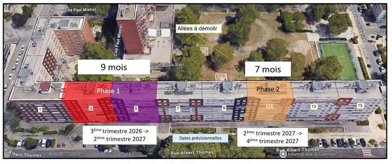 dates des démolitions 